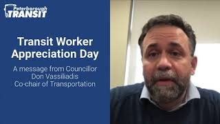 Transit Appreciation Councillor Vassiliadis