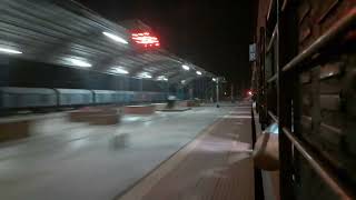 High Speed Furious Crossing to Miryalaguda Railway Station in 4k