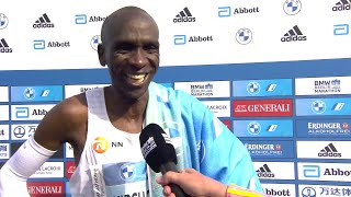 World Record Interview - Eliud Kipchoge BMW BERLIN MARATHON 2022