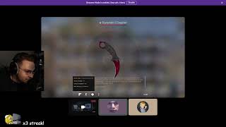 ohnePixel reacts to Trainwreck Karambit RUBY unboxing