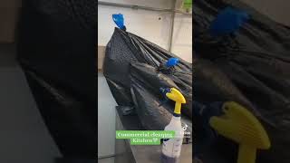 Commercial cleaning kitchen🤍