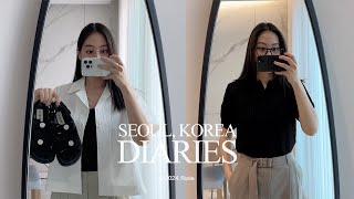 living alone diaries: 성심당 망고시루, 일주일 데일리룩(컨스트럭션), 집밥 해먹기(다대기그릭, 참치김치찌개, 밀크티, 연어유부초밥), 네스프레소 캡슐 직구