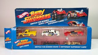 Hot Wheels Body Swappers - Cars with Switchable Bodies & Chassis from 1986 (Retro Unboxing & Review)