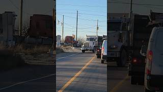 How Not To Make A Right Turn In A Dump Truck #funny #traffic #roadrage #dumptruck #canada