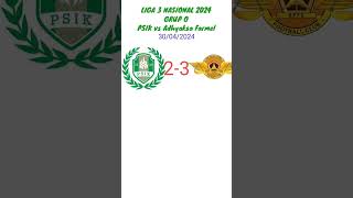 FT PSIK VS Adhyaksa Farmel Liga 3 Nasional 2024