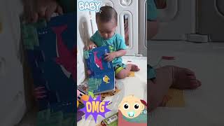 Baby Learning Videos | Tiny Pages, Big Discoveries: Baby’s First Steps into Reading #shorts