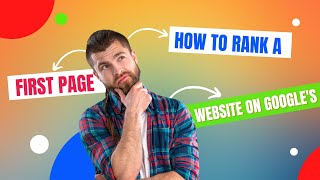 How To Rank A Website On Google's First Page || Website On Google's First Page || Earn By Yourself