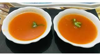 Tomato soup restaurent style  - thick and tasty soup Recipes for cold days