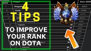 4 Tips To Improve Your Rank On Dota.