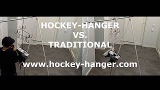 Hockey Hanger VS traditionel hanger