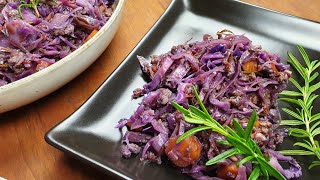 Purple Cabbage with Mince