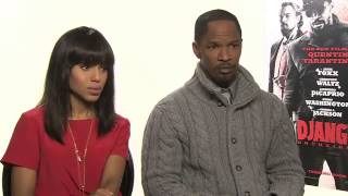 Jamie Foxx and Kerry Washington respond to Django Unchained Oscar nominations