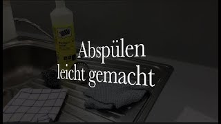 Abspülen -  leicht gemacht