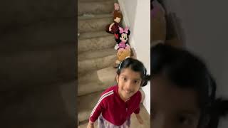 Jumping from stairs (but she can jump from the stairs)