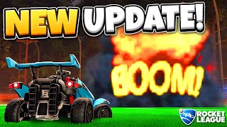 FIRST LOOK Of The Newest Rocket League Update