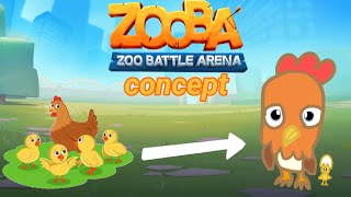 КУРИЦА В ZOOBA!!!??? КОНЦЕПТ ПЕРСОНАЖА ДЛЯ ИГРЫ ZOOBA 🐔🐣🤯