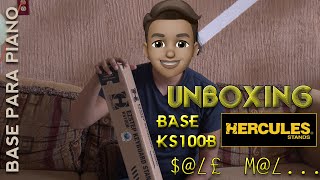 KS100B - Base para Piano Hércules, ¿De verdad merece la pena? UNBOXING  [Sale mal]