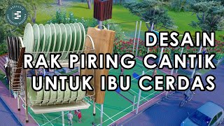 9 DESAIN RAK PIRING MINIMALIS AGAR DAPUR CANTIK - KONTRAKTOR BANGUNAN JOGJA