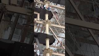 #shorts Legends of the Hidden Temple rope course  challenge |Nickelodeon Universe