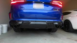 2021 BMW X5M Exhaust with secondary cat delete