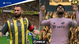 FIFA 23 - Inter Miami vs Al Ittihad Ft. Messi, Benzema, | PS5™ Gameplay [4K60]