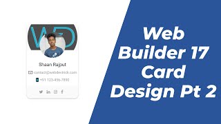 Designing Interactive Cards in WSYWIYG Web Builder 17 Part 2