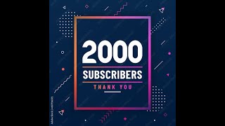 Road to 2K Subscribers Live Stream