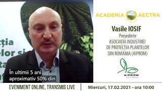 Academia Aectra 2021: Mesajul domnului Vasile Iosif/ Președinte AIPROM