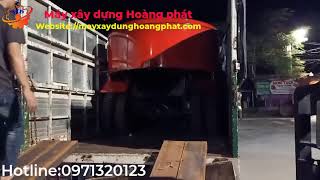 Chuyển máy trộn bê tông 9 bao 2 cầu cho khách hàng tại lai châu.máy trộn bê tông 1,5 khối