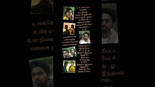 Tamilsonglyric💞IdhuthanIdhuthan 💞#sivappumanjalpachai #siddhukumar #pithan #nareshiyer #gvprakash 💞