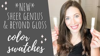 Beautycounter NEW Sheer Genius Conditioning Lip Stick & Beyond Gloss | Color Swatches | Review