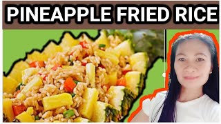 PINEAPPLE FRIED RICE|FRIED RICE|THAI FOOD#friedrice #thaifood #pineapplefriedrice