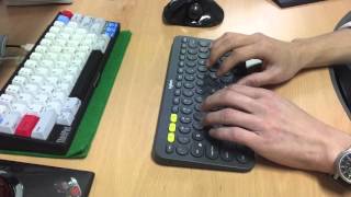 Logitech K380 Keyboard: Typing Sound Test