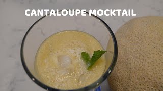 CANTALOUPE MOCKTAIL|முலாம்பழம் மாக்டெய்ல்|CANTALOUPE AND PINEAPPLE JUICE|NON ALCOHOLIC BEVERAGE