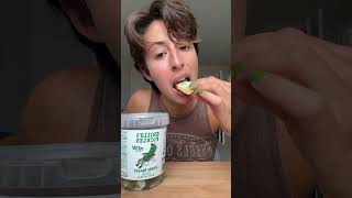 Trying the TikTok Dad’s Pickle Silky Gem! 🥒 Would you try this?