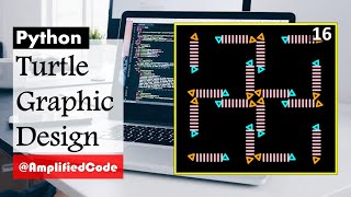 16. Stick Ladders | Turtle Graphic Design Project Code | Python Programming