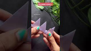 Diy Easy paper crown👑/birthday paper craft #shorts #shortvideo #viral #craft #birthday