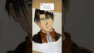 Малюємо Леві Аккермана з Атаки Титанів #shortvideo #drawing #shortsvideo #shorts #attackontitan