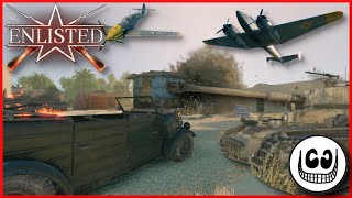 Enlisted | Gegnerischer Fahrzeugspam Deluxe | Alliierte - Tunesien | Gameplay |#168