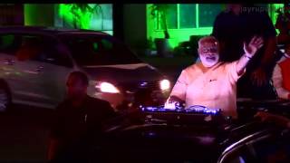 Modiji's road show in Rajkot(Gujarat)