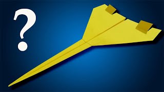 How to Make an EASY Paper Airplane Glider