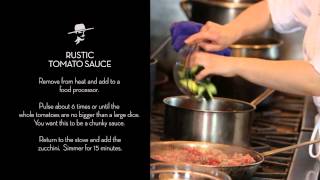 Chef Sarah's Rustic Tomato Sauce