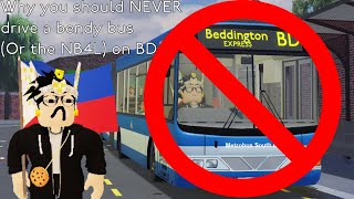 Why you should NEVER do the Beddington Express Contract with a bendy bus (Or NB4L) | Croydon Roblox