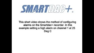 Yokogawa SMARTDAC+ Paperless Recorder: How to Configure Alarms