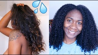 Straight To Curly | Watch My Hair Revert Nia Imani ft Annabelle's Perfect Blend