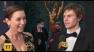 Evan Peters and Julianne Nicholson Emmy Interview.