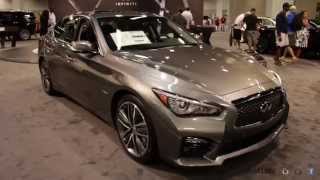 2015 Infiniti Q50 Hybrid Walk Around at the 2014 O.C. Auto Show!