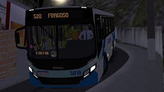 Proton Bus Simulator com Caio Apache Vip IV da cascatinha, carro 5010. Linha 520 Fragoso.