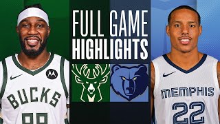 Milwaukee Bucks vs. Memphis Grizzlies Full Game Highlights | Oct 10 | 2023 NBA Preseason