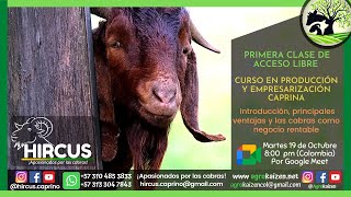 PRODUCCIÓN DE CABRAS (CAPRINOCULTURA)